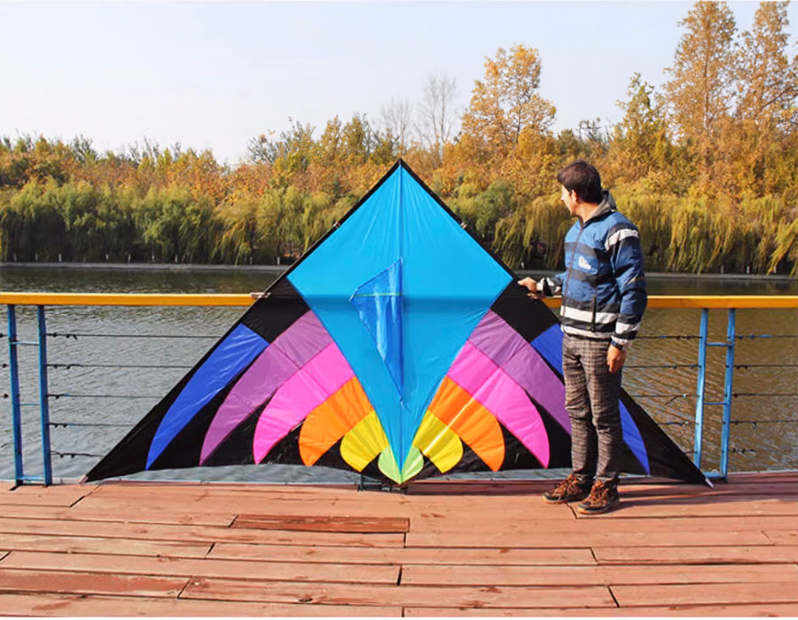3.4m Giant Blue Rider Delta Kite