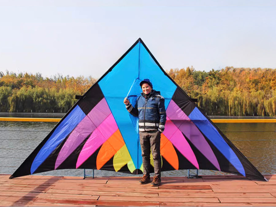 5m Giant Blue Rider Delta Kite