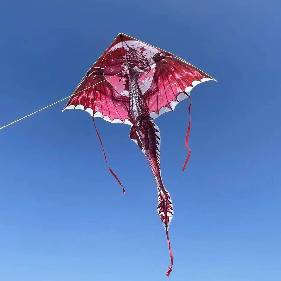 1.4m Red Moon Dragon Kite