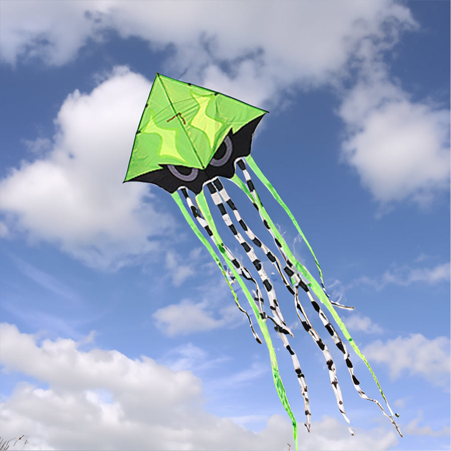 Angry Squid Kite - Green