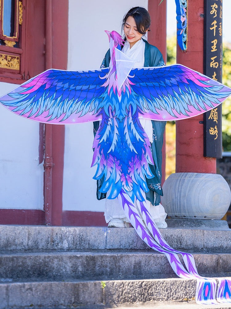 Purple Phoenix kite