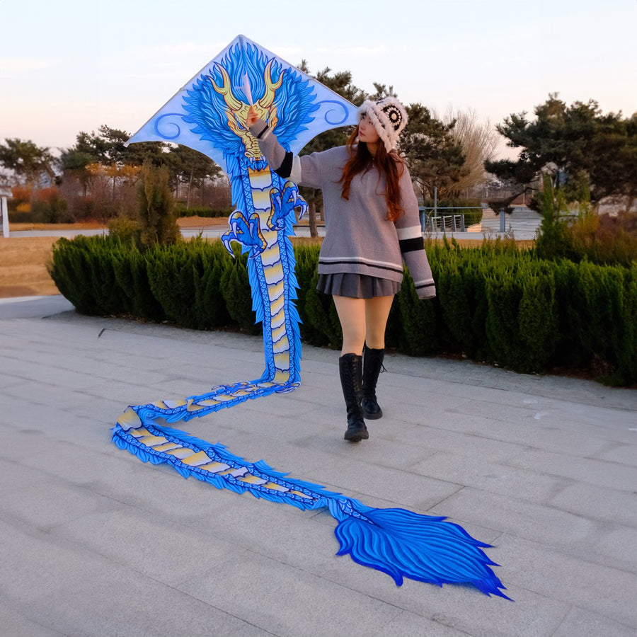 Blue Dragon Kite