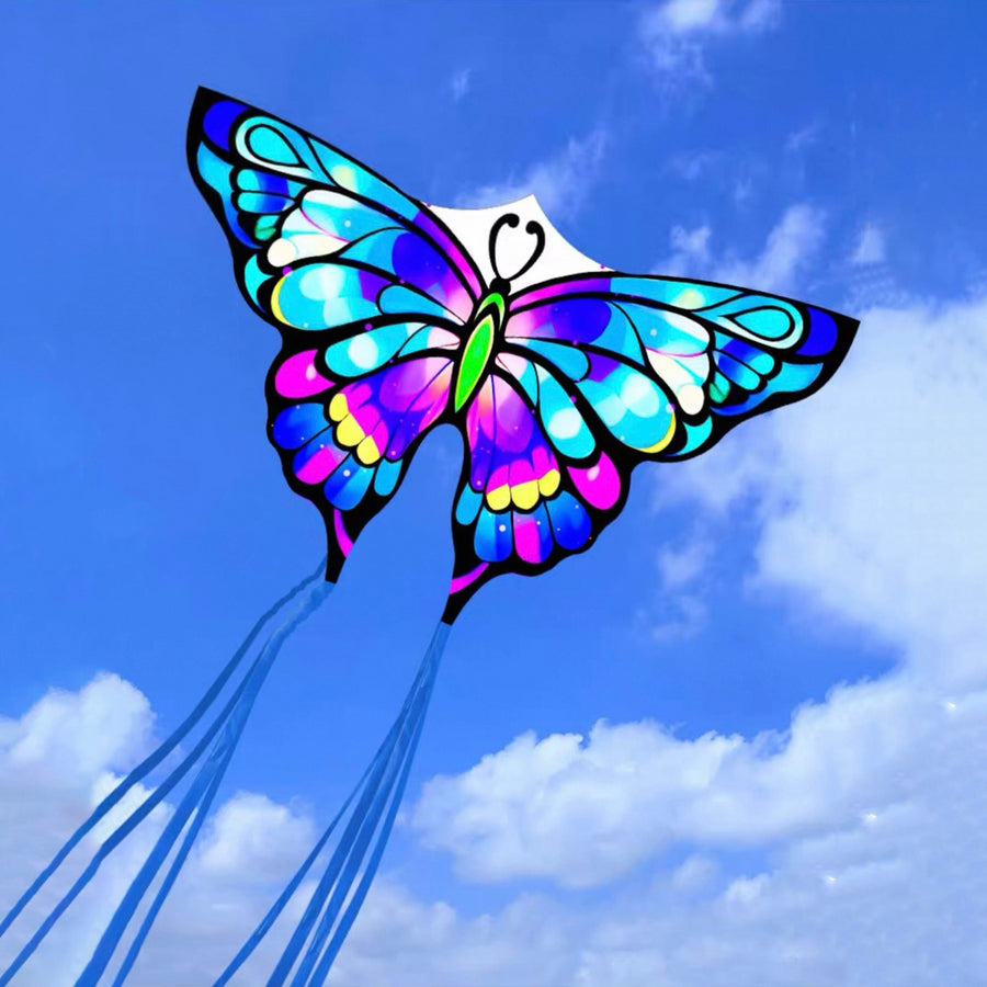 Dazzle purple butterfly kite