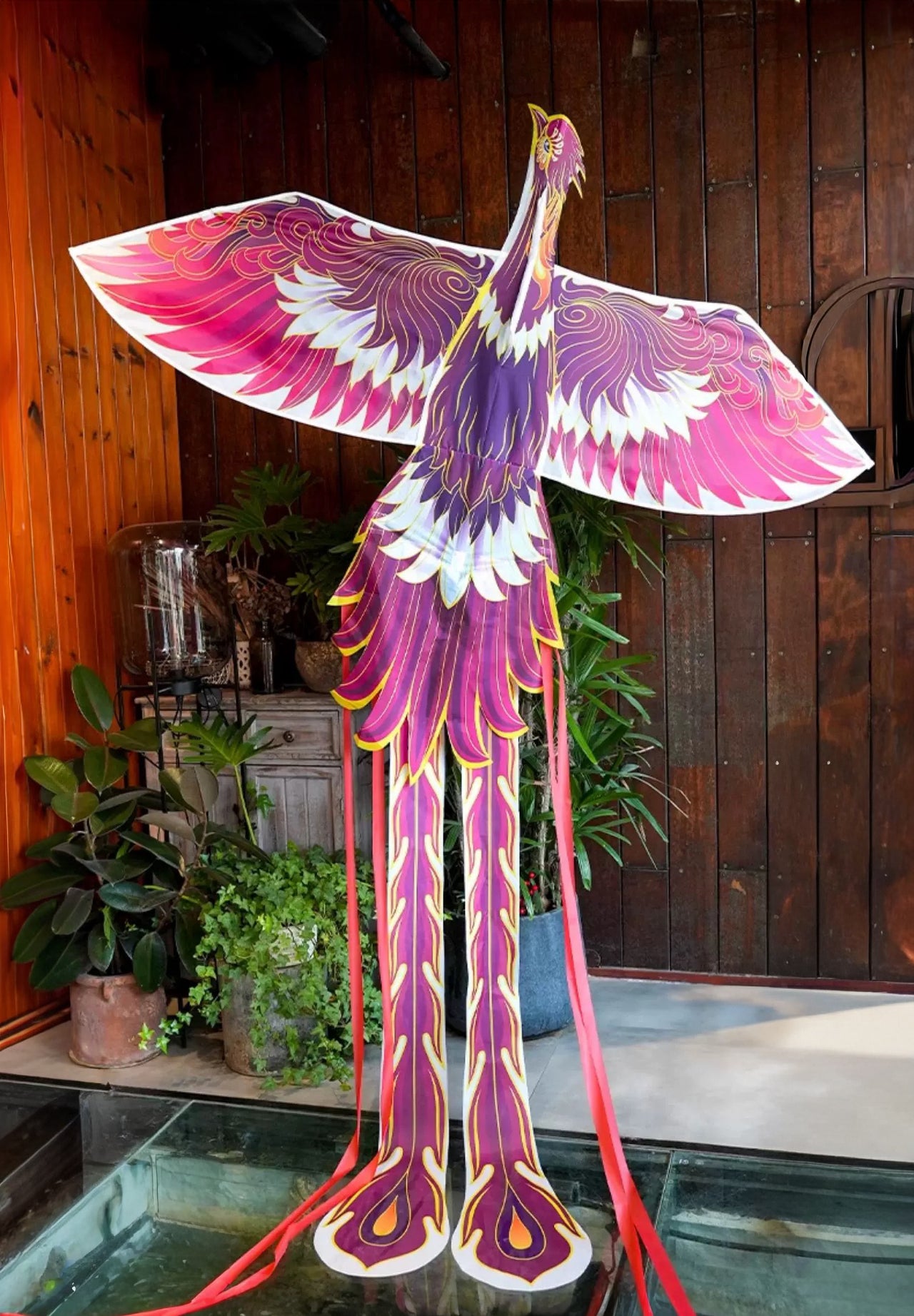 Violet Flame Phoenix Kite