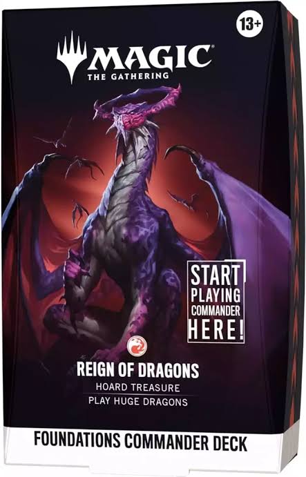 Magic the Gathering Foundations Commander Decks - Reign of dragons