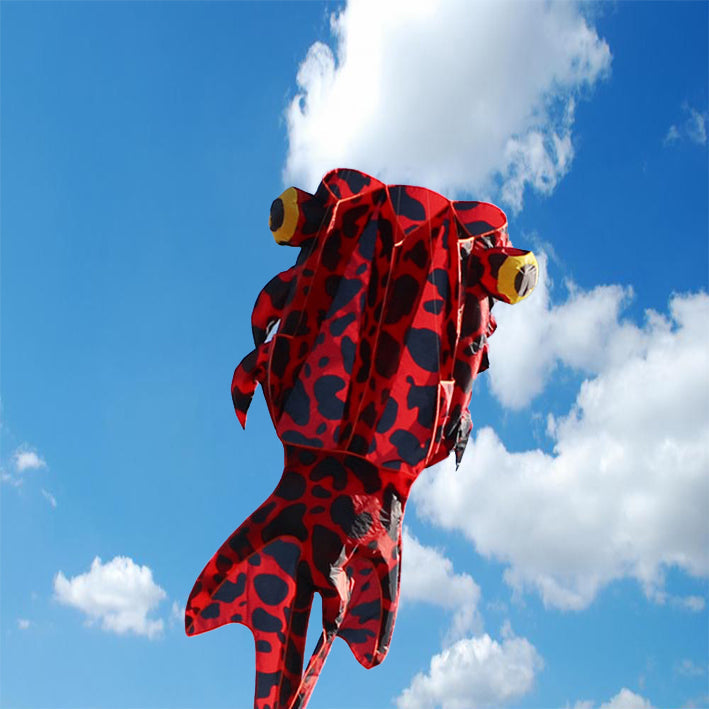 Camo Red Goldfish soft kite