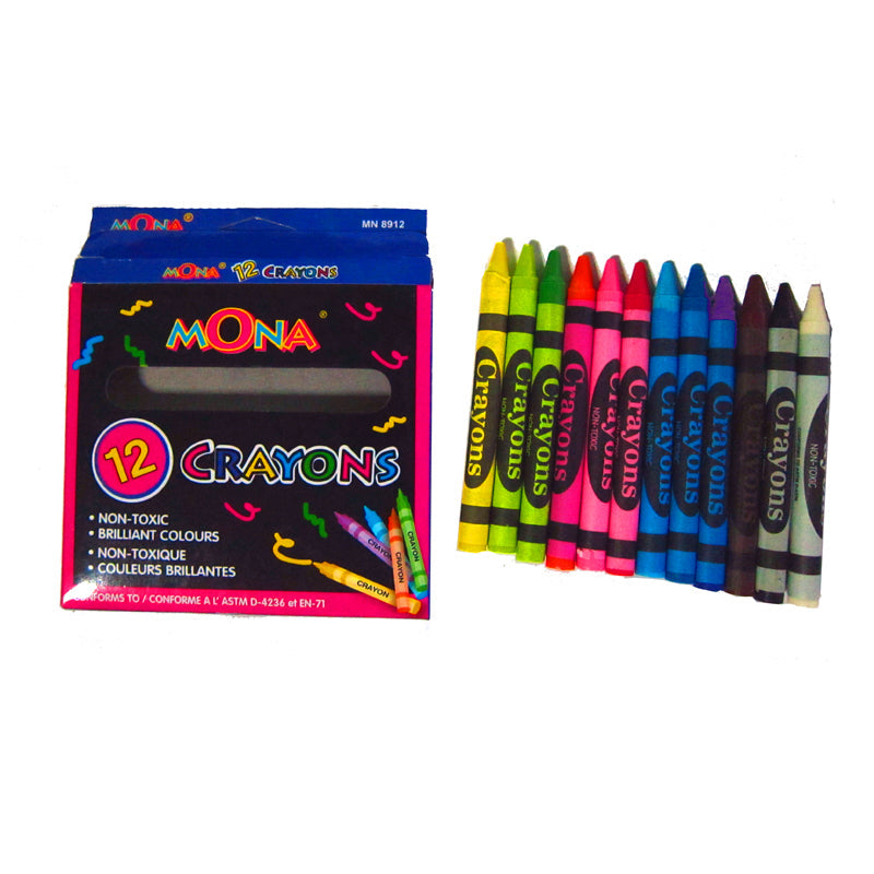 Crayons 12 Colour Pack