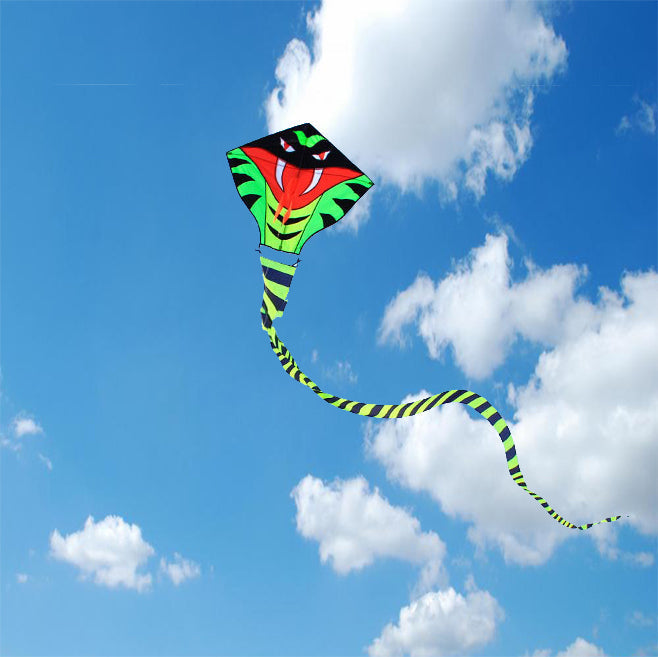 15m Green Cobra Kite