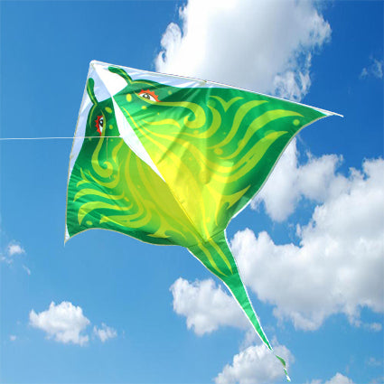 Green Stingray Kite