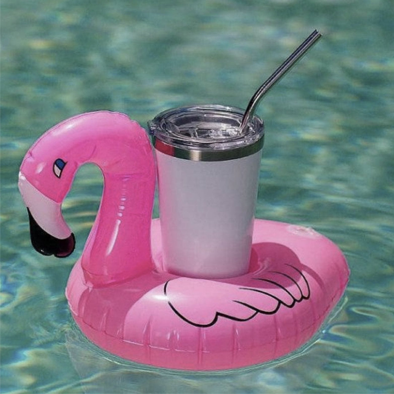 Flamingo drink float