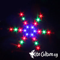 Thumbnail for 2.4m Giant 48 Led Snowflake LED Night Kite