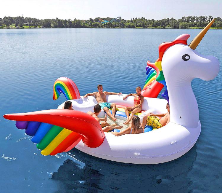 6-Seater Party Island Unicorn Float
