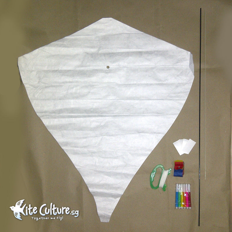 Diy Tyvek Build-a-Diamond Kite making Kit